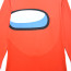 Kids Among Us Costume - Red Bodysuit Mask Among Us Cosplay
