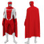 Invincible Omni-Mark Markus Sebastian Grayson Costume - Red White Bodysuit Mask Cape Omni-Mark Cosplay