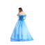 New Cinderella Blue Dress Cosplay Costume