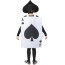 The Playing Cards Spades From Alice in Wonderland Cosplay Costume