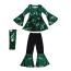 Women's Hippie 70's Costume - Shirt Pants Bandana Set Hippie Cosplay