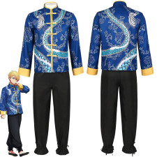 Oshi No Ko Aqua Hoshino Costume - Tang Suit Aqua Hoshino Cosplay