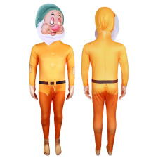 Snow White and The Seven Dwarfs Bashful - Bodysuit Mask Bashful Dwarf Cosplay