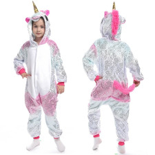 Kids Mermaid Unicorn Costume - Onesie Jumpsuit Mermaid Unicorn Cosplay