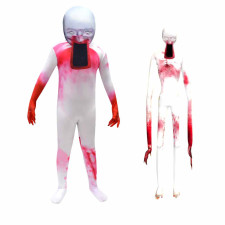 Kids Roblox Site 76 Shy Guy Costume - Bodysuit Mask Big Mouth Shy Guy Cosplay