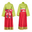 Pokemon Erika Costume - Red Green Kimono Erika Cosplay