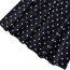 Wednesday Addams Costume - Girls Gothic Collar Print Dress Wednesday Cosplay