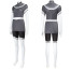 Hazbin Hotel Lute Costume - Grey Shirt Pants Gloves Set Lute Cosplay