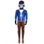 Kids Brawl Stars Carrion Crow Costume - Bodysuit Mask Crow Cosplay