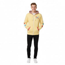 Inugami Korone Costume - Yellow Hoodie Inugami Korone Cosplay