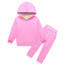 Kids Sprunki Pinki Costume - Hoodie Pants Mask Set Pink Sprunki Cosplay