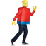 Lego Brick Man Costume - Bodysuit Mask Lego Brick Man Cosplay