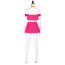Villainous Miss Heed Costume - Pink Top Skirt Miss Heed Cosplay