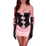 Olivia Rodrigo Driving Home 2 U Film Premiere Outfit Costume - Pink Black Mini Dress Olivia Rodrigo Cosplay