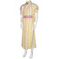 One Piece Sanji Costume - Yellow Striped Kimono Wano Sanji Cosplay