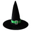 Halloween Prop Masquerade Ball Witch Padding Hat Costume