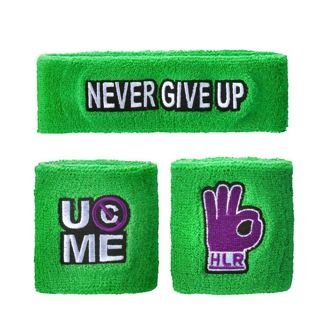 John Cena Headband - Purple Green Headband Wristband John Cena Cosplay Costume Prop