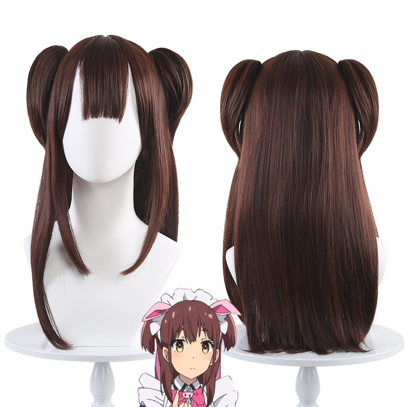 Akiba Maid War Nagomi Wahira Wig - Nagomi Wahira Costume Wig Prop