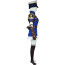 Arcane League of Legends Caitlyn Costume - Blue Dress Hat Set Caitlyn Cosplay