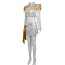 Girls KPop Demon Hunters Mira Stage Costume - Shiny White Shorts Top Full Set Kpop Mira Cosplay