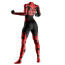 Miraculous World Paris Tales of Shadybug and Claw Noir Shadybug Costume - Black Red Bodysuit Shady Bug Cosplay