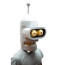 Futurama Bender Mask Helmet Prop - Bender Cosplay Costume Mask