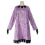 The Nightmare Before Christmas Shock Costume - Purple Dress Shock Witch Cosplay