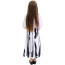 Girls Skeleton Costume - Black and White Dress Skeleton Cosplay