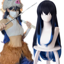 Demon Slayer Inosuke Hashibira Wig - Inosuke Hashibira Cosplay Costume Wig Prop