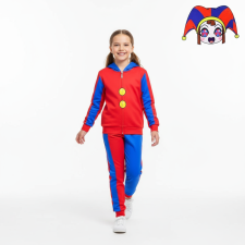 Kids The Amazing Digital Circus Pomni Costume - Hoodie Mask Set Pomni Cosplay