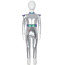 Alien Costume - Shiny Silver Jumpsuit Alien Cosplay