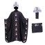 Ghost Papa Emeritus Costume - Black Robe Headdress Papa Emeritus Cosplay