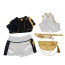 Girls KPop Demon Hunters Rumi Stage Costume - Sparkling Black & White Shirt Shorts Full Set Kpop Rumi Cosplay