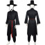 KPop Demon Hunters Saja Boys Costume -  Black Red Your Idol Performance Complete Outfit Saja Boys Cosplay With Hat And Accessories