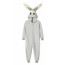 Pop Mart Labubu The Monsters Grey Labubu Costume - Grey Onesie Jumpsuit Labubu Cosplay