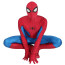 Spider-Man Default Classic Suit Costume - Blue Red Bodysuit Mas Spider Man Cosplay