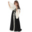 Girls Medieval Renaissance Costume - Dress Medieval Cosplay Red Black Green Blue