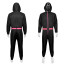 Squid Game Masked Officer Costume - Black Jumpsuit Mask Set Masked Guard Cosplay