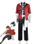 Frieren Beyond Journey's End Stark Costume - Red Jacket Pants Shirt Full Set Stark Cosplay