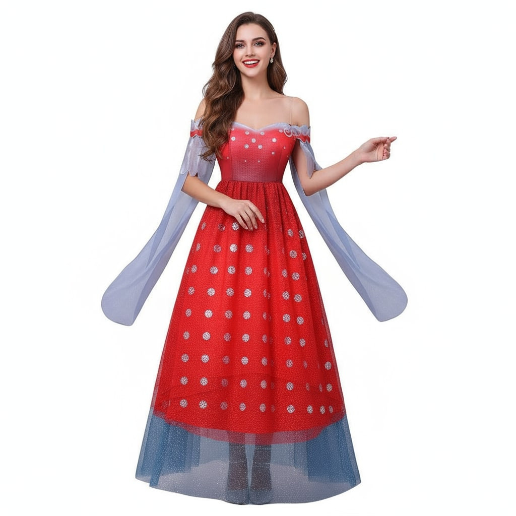 Miraculous Ladybug Marinette Costume - Red Dress Wings Marinette Ladybug Cosplay