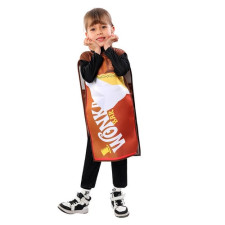 Kids Charlie and the Chocolate Factory 2005 Wonka Bar Costume - Wonka Bar Chocolate Bar Cosplay