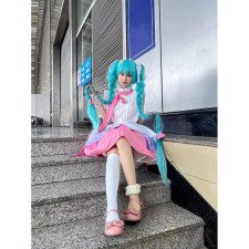Vocaloid Hatsune Miku Costume - Rapunzel Wonderland Dress Hatsune Miku Cosplay