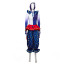 Five Nights At Freddy's Security Breach Daycare Attendant Moon Costume - Blue White Jester Outfit Attendant Moon Cosplay