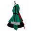 Marvel United Female Deku Costume - Green Dress Hood Set Female Deku Cosplay