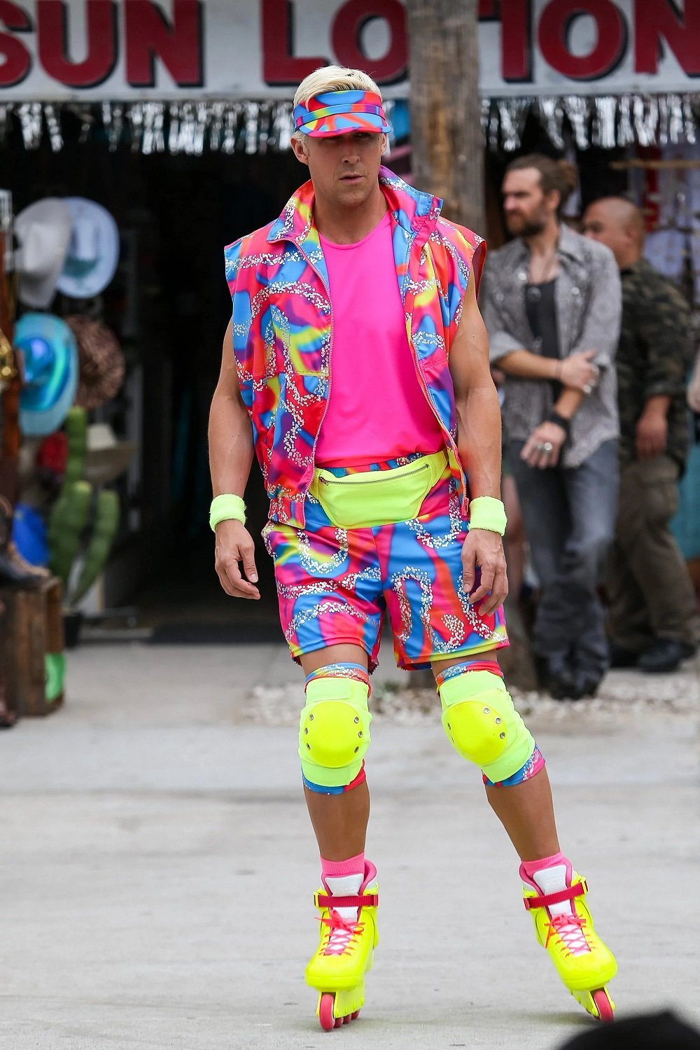 Barbie Movie 2023 Ken Costume - Rollerblade Retro Ken Cosplay