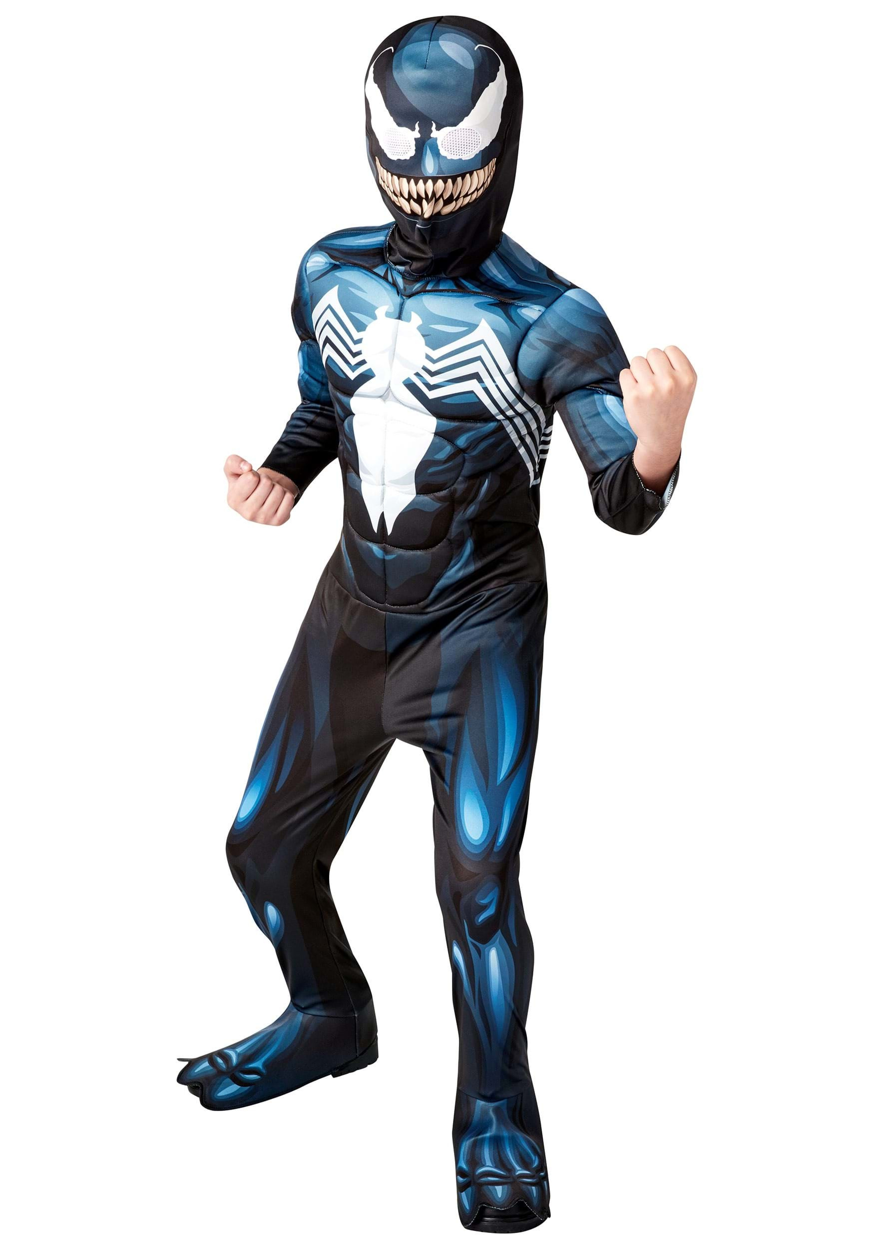 Kids Venom Costume Deluxe - Boy's Venom Deluxe Cosplay