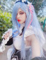 ReZero Rem Wig - Long Hair Rem Cosplay Costume Wig Prop