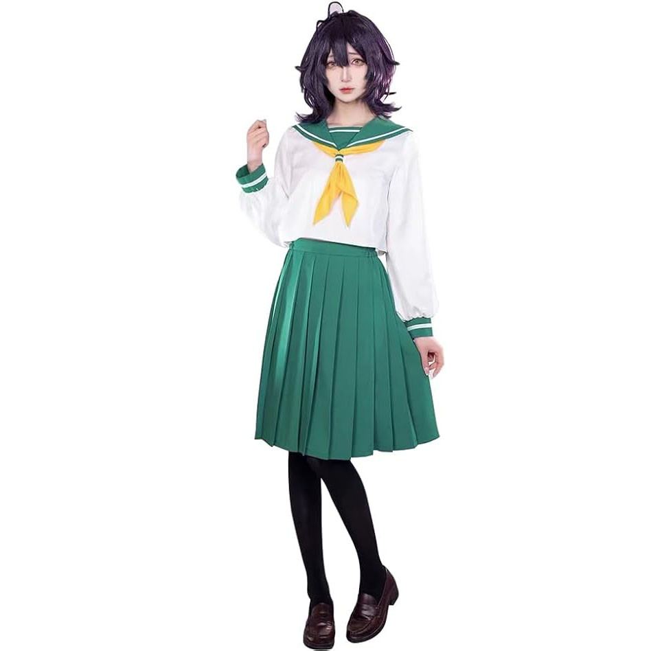 Gushing Over Magical Girls Hiiragi Utena Costume - Green Skirt Shirt Utena Hiiragi Cosplay