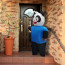 Kids Blue T-Shirt Panda Inflatable Costume - Panda Cosplay