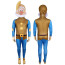 Snow White and The Seven Dwarfs Happy - Bodysuit Mask Happy Dwarf Cosplay